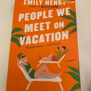 Target Orange 'People We Meet on Vacation' Book